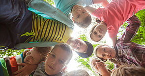 Team of summer camp